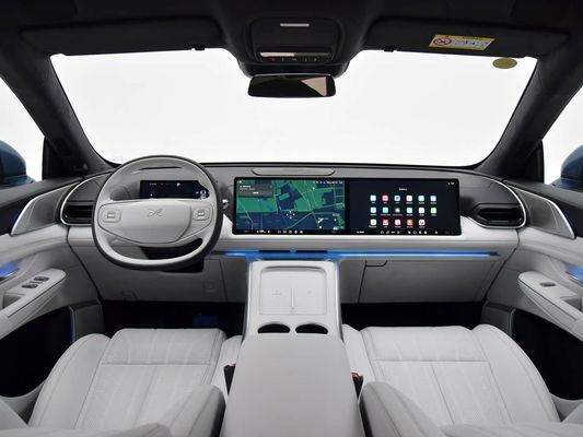 2025 Xpeng G9 W pełni elektryczny SUV 93,1 kWh Pojemność akumulatora 423 kW Maksymalna moc silnika 680 km Długi zasięg i szybkie ładowanie z dachem słonecznym